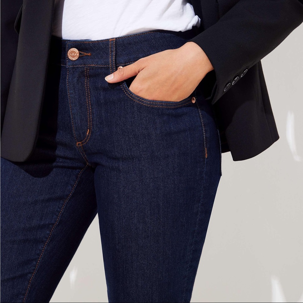 Loft straight leg jean